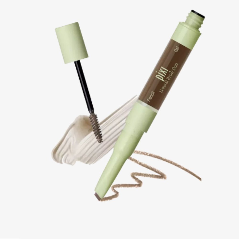 Pixi by Petra 2-in-1 Natural Brow Duo (New in Box) Shade: Natural Brown